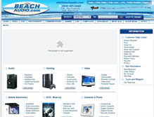 Tablet Screenshot of beachaudio.com